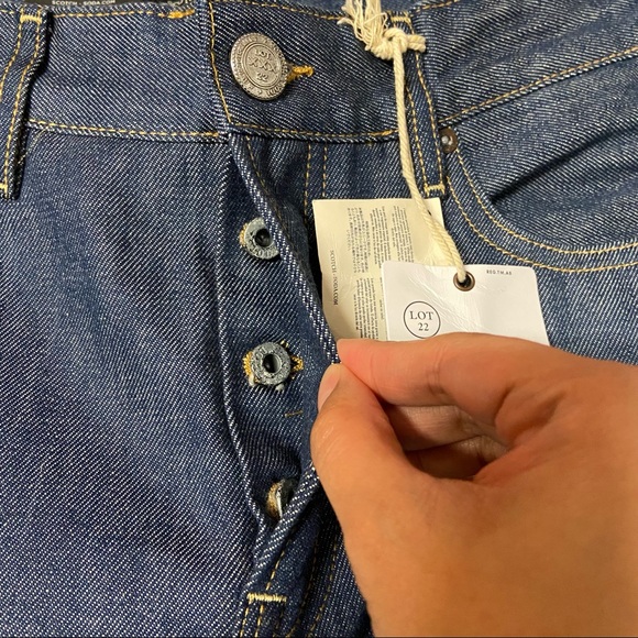 SOLD! New SCOTCH & SODA Men’s Lot 22 Dean Raw Italian Selvedge Loose Tapered Fit - Picture 6 of 14